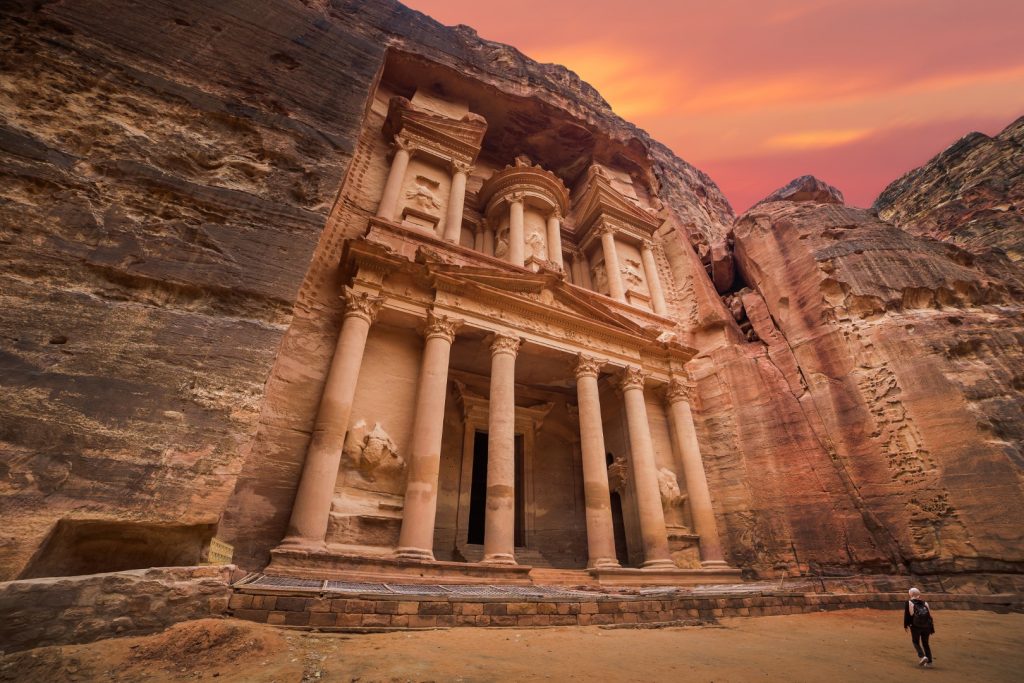petra tour from Eilat – Treasury at Petra