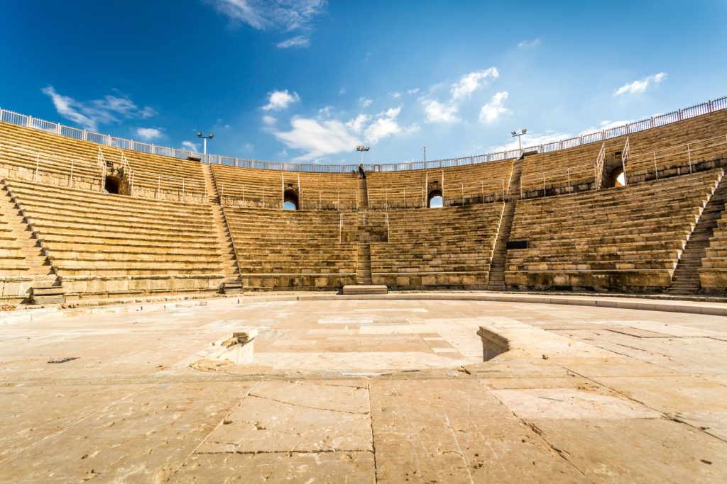 Caesarea, Acre and Rosh Hanikra Tour - Ancient Roman theater at Caesarea Maritima