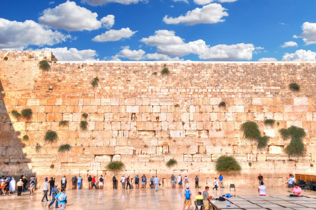 Visitors at Western Wall during Jerusalem Full Day Tour