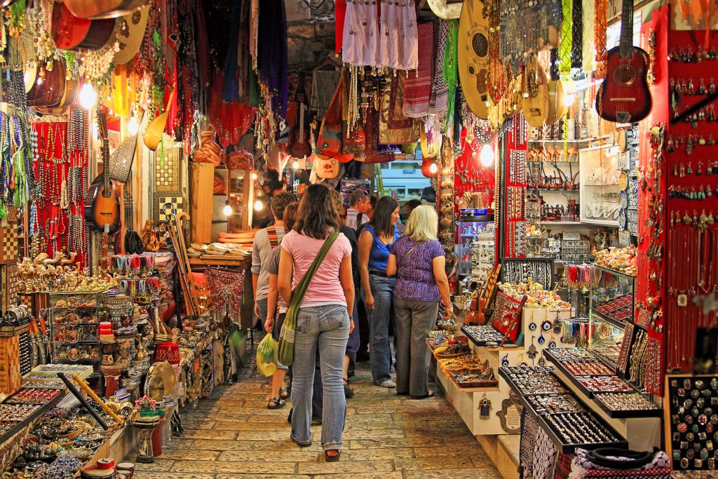 The old city of Jerusalem market