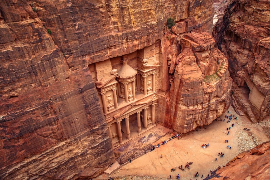 Ancient rock-cut architecture in Petra