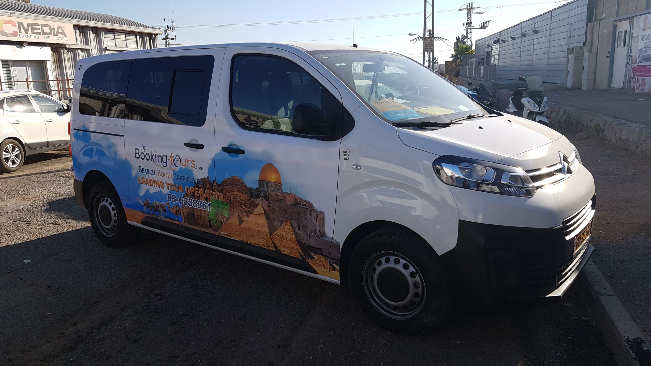 Booking-Tours, an Eilat tour operator, fleet of vans and buses