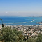 View of Haifa and Haifa Bay from Mount Carmel, Israel