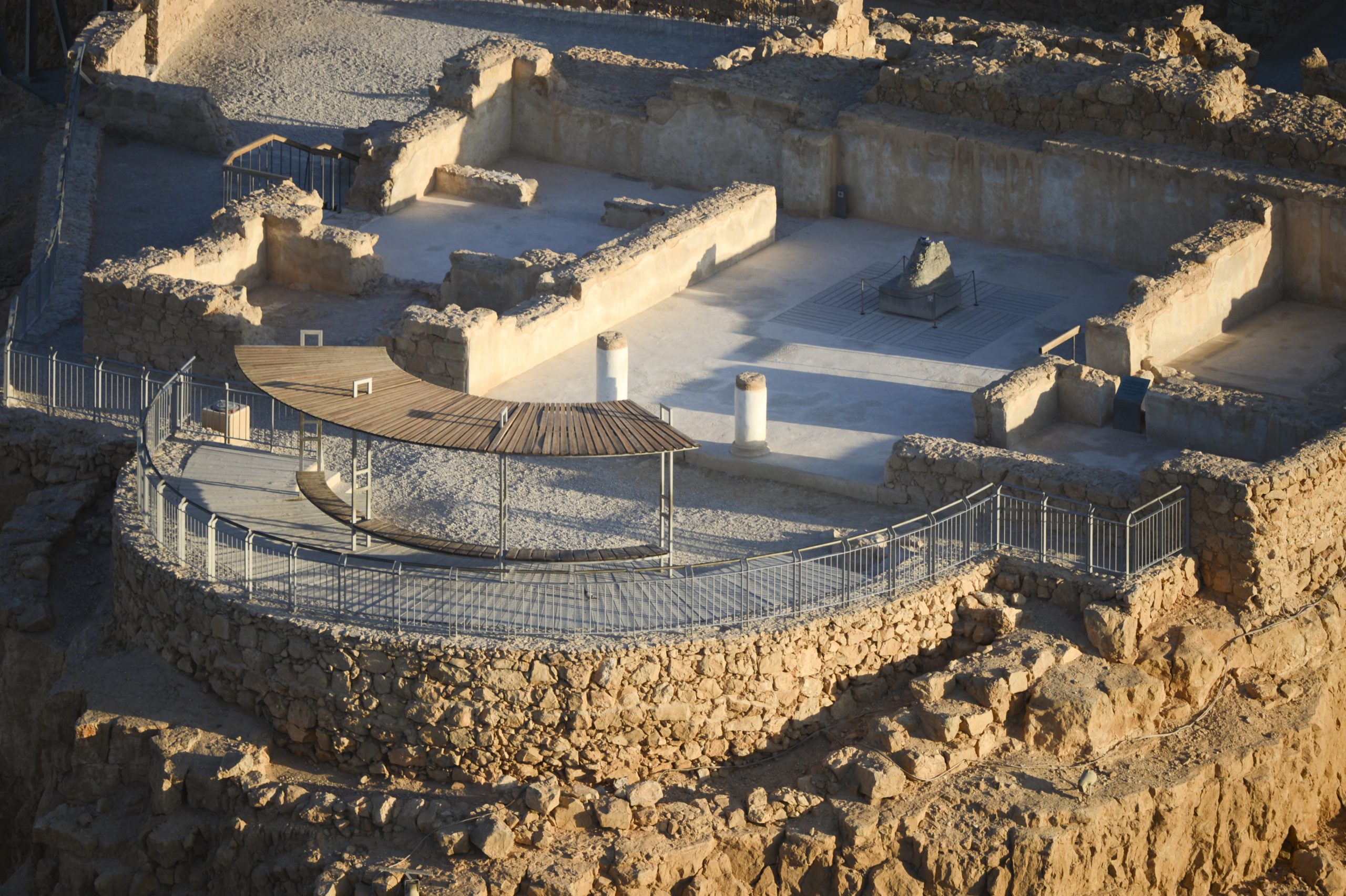 Masada, Israel: The Complete Visitor Guide 1 Aerial view of the Masada fortress rising above the Judean Desert near the Dead Sea in Israel