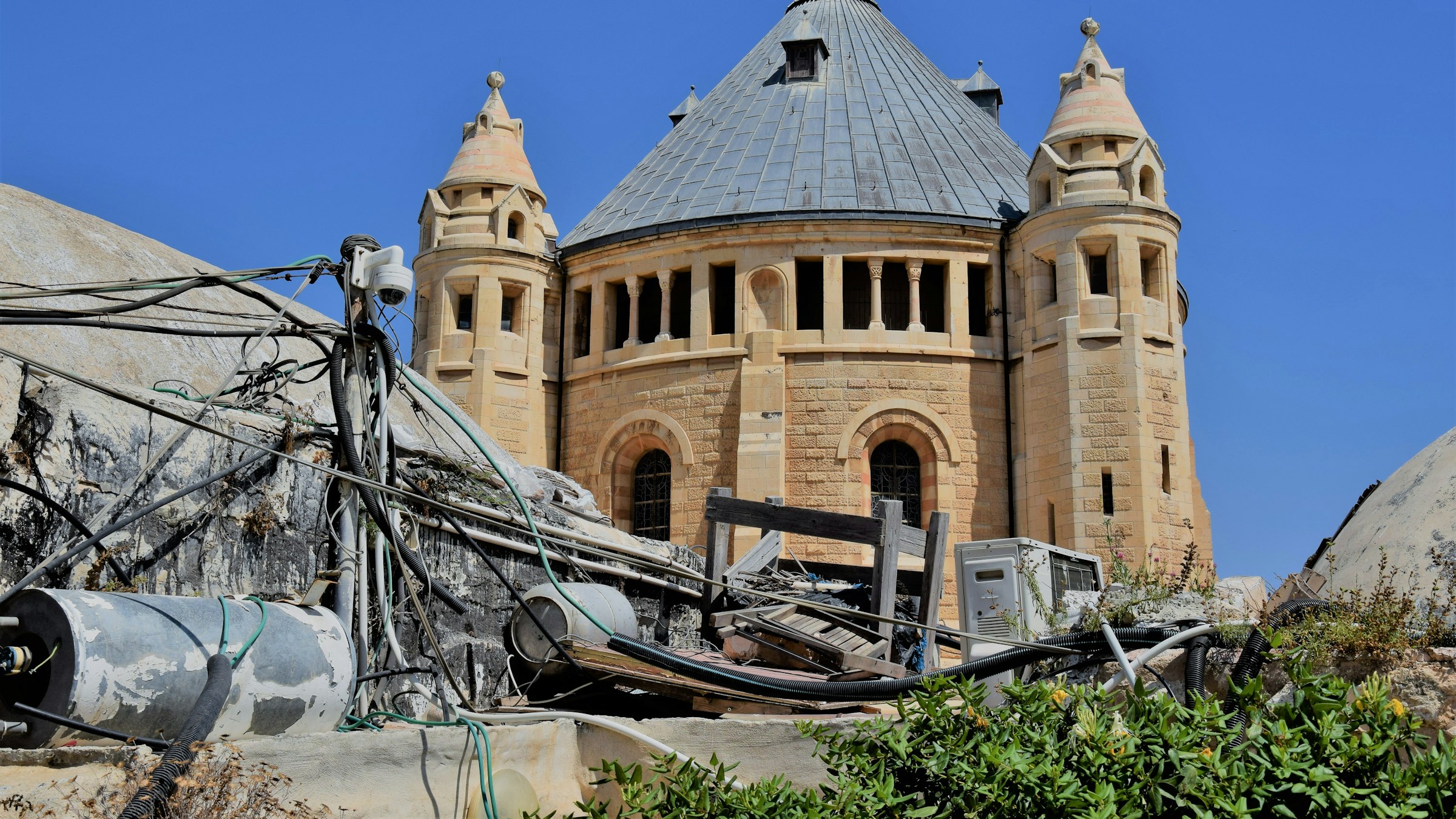 The Dormition Abbey on Mount Zion in Jerusalem