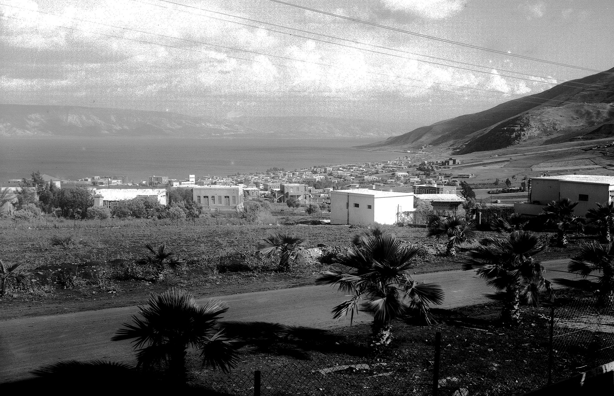 A general view of Tiberias and the Sea of Galilee