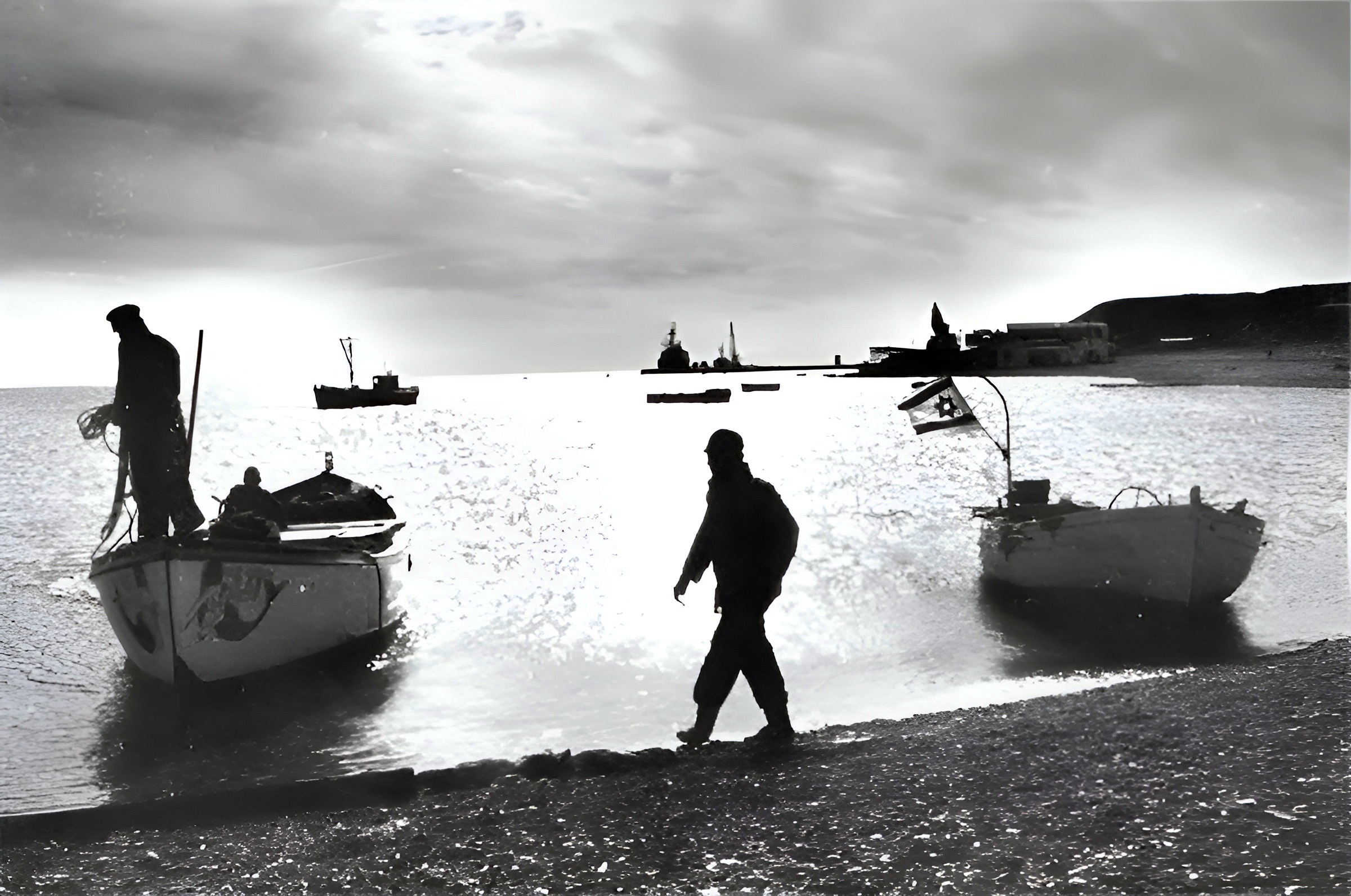 The waterfront and town of Tiberias beside the lake